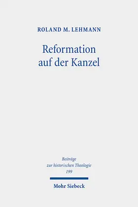 Lehmann |  Reformation auf der Kanzel | eBook | Sack Fachmedien