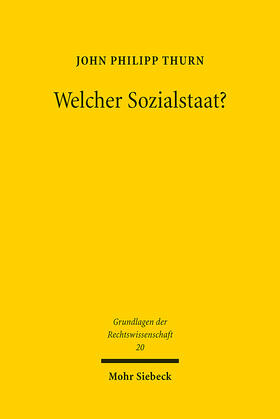 Thurn |  Welcher Sozialstaat? | eBook | Sack Fachmedien