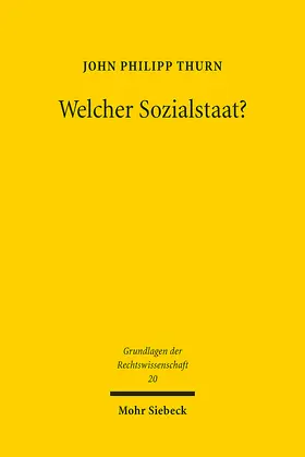 Thurn |  Welcher Sozialstaat? | eBook | Sack Fachmedien