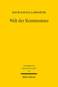 Kästle-Lamparter |  Welt der Kommentare | eBook | Sack Fachmedien