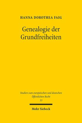 Faig | Faig, H: Genealogie der Grundfreiheiten | Buch | 978-3-16-159779-4 | sack.de