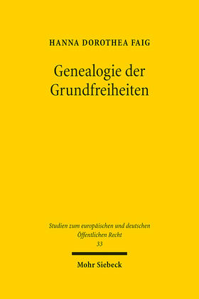 Faig |  Genealogie der Grundfreiheiten | eBook | Sack Fachmedien