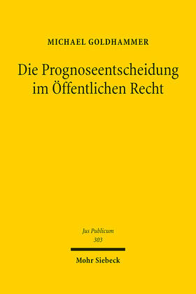 Goldhammer |  Die Prognoseentscheidung im Öffentlichen Recht | eBook | Sack Fachmedien