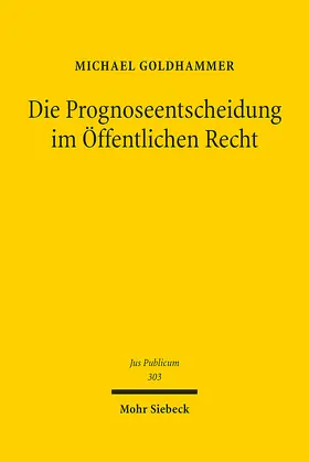 Goldhammer |  Die Prognoseentscheidung im Öffentlichen Recht | eBook | Sack Fachmedien