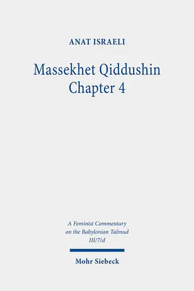 Israeli / Yisre?eli / Fisher |  Massekhet Qiddushin Chapter 4 | Buch |  Sack Fachmedien