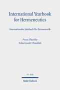 Figal / Zimmermann |  International Yearbook for Hermeneutics/Internationales Jahrbuch für Hermeneutik | eBook | Sack Fachmedien