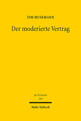 Husemann | Husemann, T: Der moderierte Vertrag | Buch | sack.de