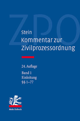 Stein | Kommentar zur Zivilprozessordnung | Buch | 978-3-16-160023-4 | sack.de