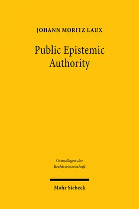 Laux |  Public Epistemic Authority | Buch |  Sack Fachmedien
