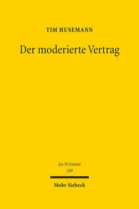 Husemann | Der moderierte Vertrag | E-Book | sack.de