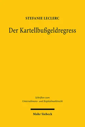 Leclerc | Der Kartellbußgeldregress | E-Book | sack.de