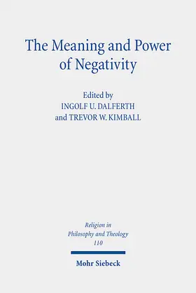 Dalferth / Kimball |  The Meaning and Power of Negativity | eBook | Sack Fachmedien