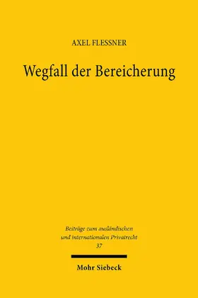 Flessner |  Wegfall der Bereicherung | eBook | Sack Fachmedien