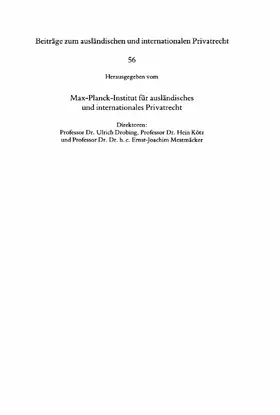 Baetge / Max-Planck-Institut f. Privatrecht |  Der gewöhnliche Aufenthalt im internationalen Privatrecht | eBook | Sack Fachmedien