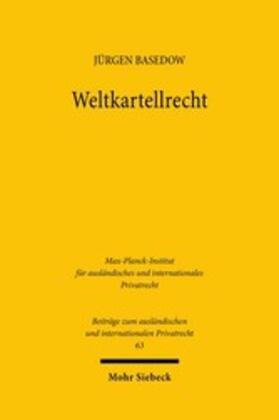 Basedow | Weltkartellrecht | E-Book | sack.de