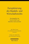 Tzouganatos |  Europäisierung des Handels- und Wirtschaftsrechts | eBook | Sack Fachmedien