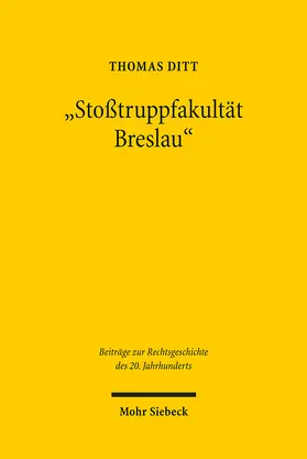 Ditt |  "Stoßtruppfakultät Breslau" | eBook | Sack Fachmedien