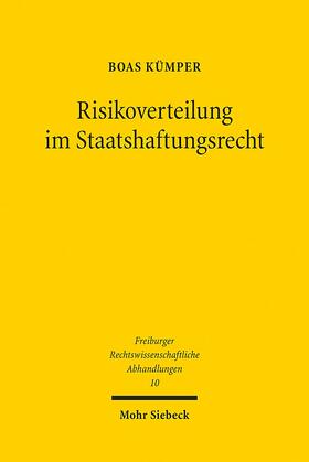 Kümper | Risikoverteilung im Staatshaftungsrecht | E-Book | sack.de