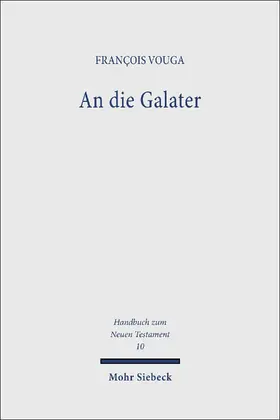 Vouga |  An die Galater | eBook | Sack Fachmedien