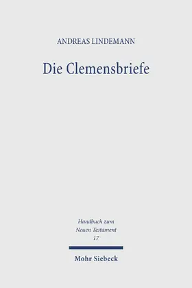 Lindemann |  Die Clemensbriefe | eBook | Sack Fachmedien