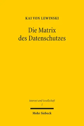 Lewinski |  Die Matrix des Datenschutzes | eBook | Sack Fachmedien