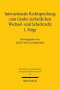 Caemmerer / Späth |  Internationale Rechtsprechung zum Genfer einheitlichen Wechsel- und Scheckrecht | eBook | Sack Fachmedien