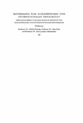 Beitzke |  Vorschläge und Gutachten zur Reform des deutschen internationalen Personen-, Familien- und Erbrechts | eBook | Sack Fachmedien