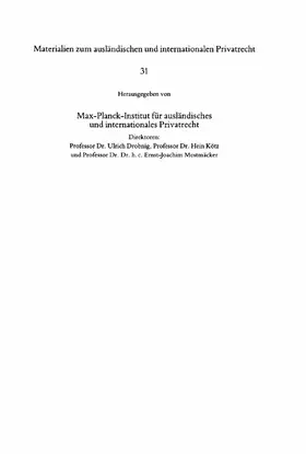 Caemmerer |  Vorschläge und Gutachten zur Reform des deutschen internationalen Privatrechts der außervertraglichen Schuldverhältnisse | eBook | Sack Fachmedien