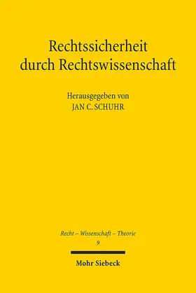 Schuhr | Rechtssicherheit durch Rechtswissenschaft | E-Book | sack.de
