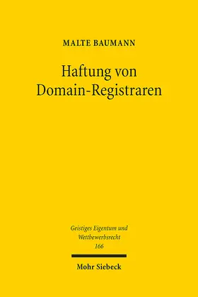 Baumann |  Haftung von Domain-Registraren | eBook | Sack Fachmedien