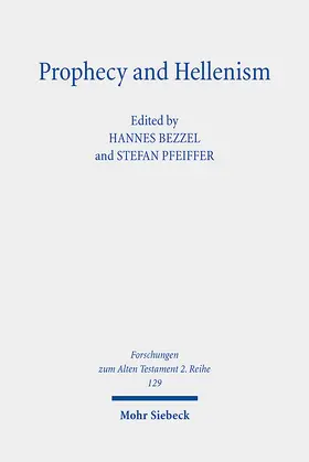 Bezzel / Pfeiffer |  Prophecy and Hellenism | eBook | Sack Fachmedien