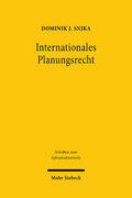 Snjka |  Internationales Planungsrecht | Buch |  Sack Fachmedien