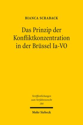 Scraback | Scraback, B: Prinzip der Konfliktkonzentration in der Brüsse | Buch | sack.de
