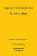 Wörner-Schönecker |  Rechtstransfers | eBook | Sack Fachmedien
