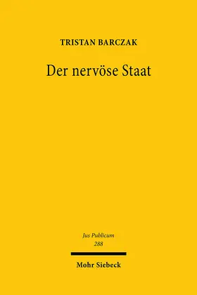 Barczak |  Der nervöse Staat | Buch |  Sack Fachmedien