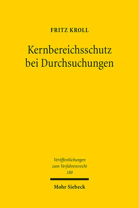 Kroll | Kernbereichsschutz bei Durchsuchungen | E-Book | sack.de