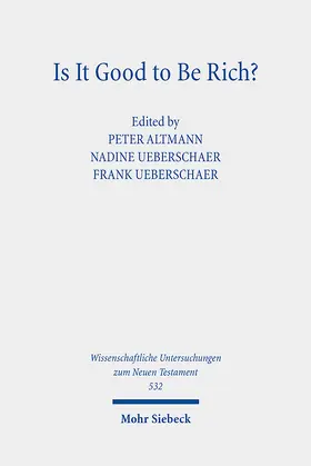 Altmann / Ueberschaer |  Is It Good to Be Rich? | eBook | Sack Fachmedien