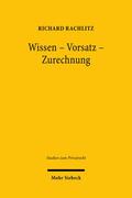 Rachlitz |  Rachlitz, R: Wissen - Vorsatz - Zurechnung | Buch |  Sack Fachmedien