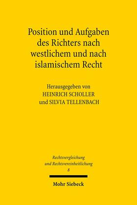 Scholler / Tellenbach | Position und Aufgaben des Richters nach westlichem und nach islamischem Recht | E-Book | sack.de
