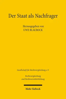 Blaurock |  Der Staat als Nachfrager | eBook | Sack Fachmedien