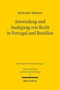 Herzog |  Anwendung und Auslegung von Recht in Portugal und Brasilien | eBook | Sack Fachmedien