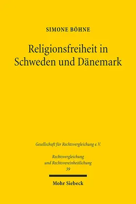 Böhne |  Religionsfreiheit in Schweden und Dänemark | eBook | Sack Fachmedien