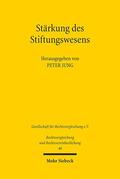 Jung |  Stärkung des Stiftungswesens | eBook | Sack Fachmedien
