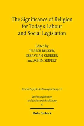 Becker / Krebber / Seifert | The Significance of Religion for Today's Labour and Social Legislation | E-Book | sack.de