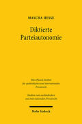 Hesse |  Diktierte Parteiautonomie | eBook | Sack Fachmedien