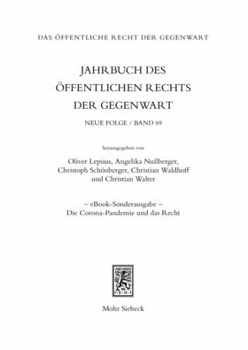Lepsius / Schönberger / Waldhoff |  Jahrbuch des öffentlichen Rechts der Gegenwart. Neue Folge | eBook | Sack Fachmedien