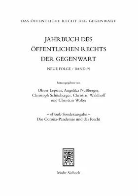 Lepsius / Schönberger / Waldhoff |  Jahrbuch des öffentlichen Rechts der Gegenwart. Neue Folge | eBook | Sack Fachmedien