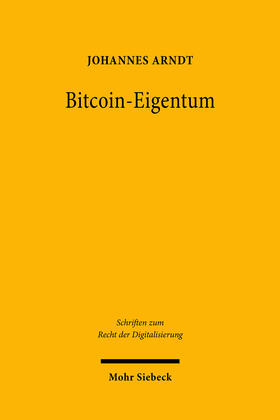 Arndt | Bitcoin-Eigentum | Buch | sack.de