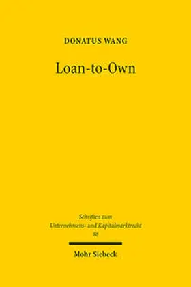 Wang | Loan-to-Own | Buch | 978-3-16-161126-1 | sack.de