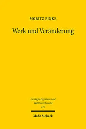 Finke | Werk und Veränderung | Buch | 978-3-16-161181-0 | sack.de